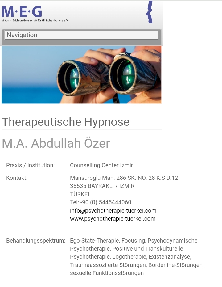 Hipnoterapi Almanca Hipnoz